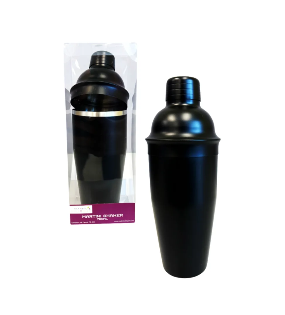 Matte Black Martini Shaker 6 Units per Box
