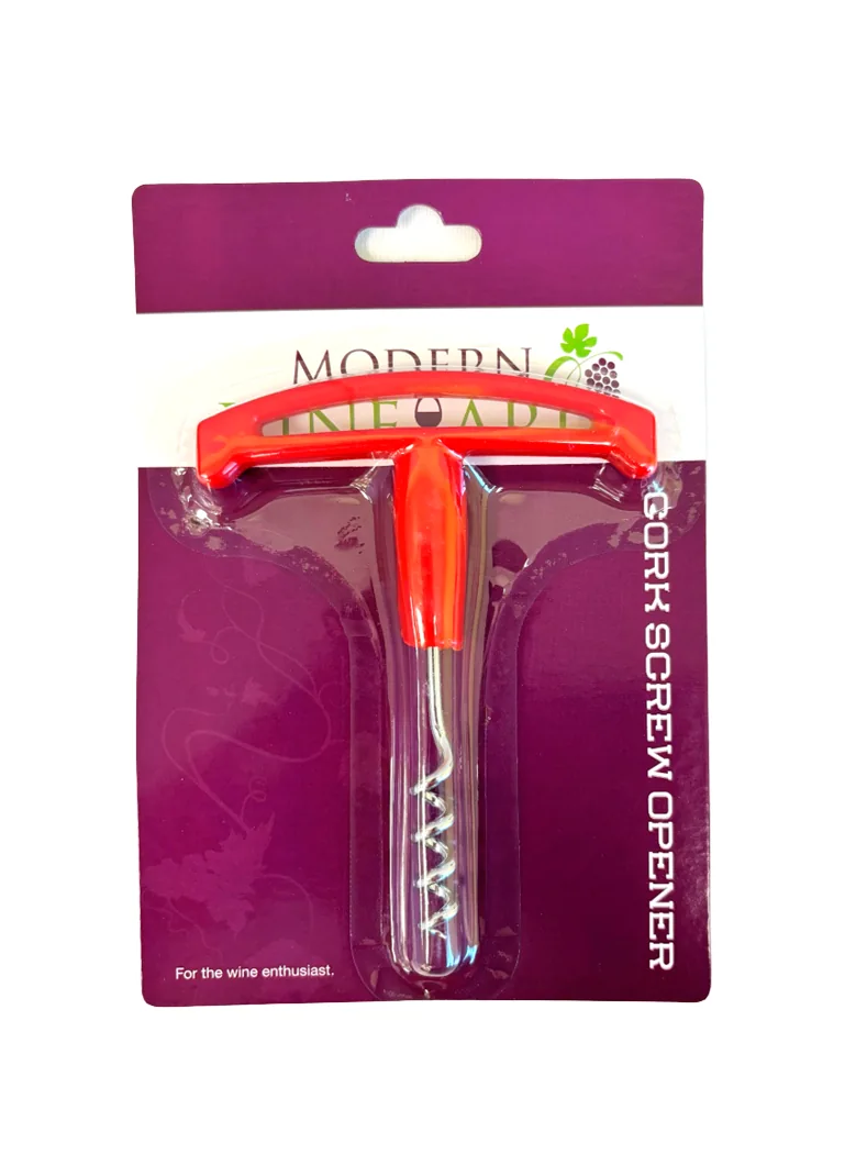 Travel Corkscrew Red – 50 Units per Box
