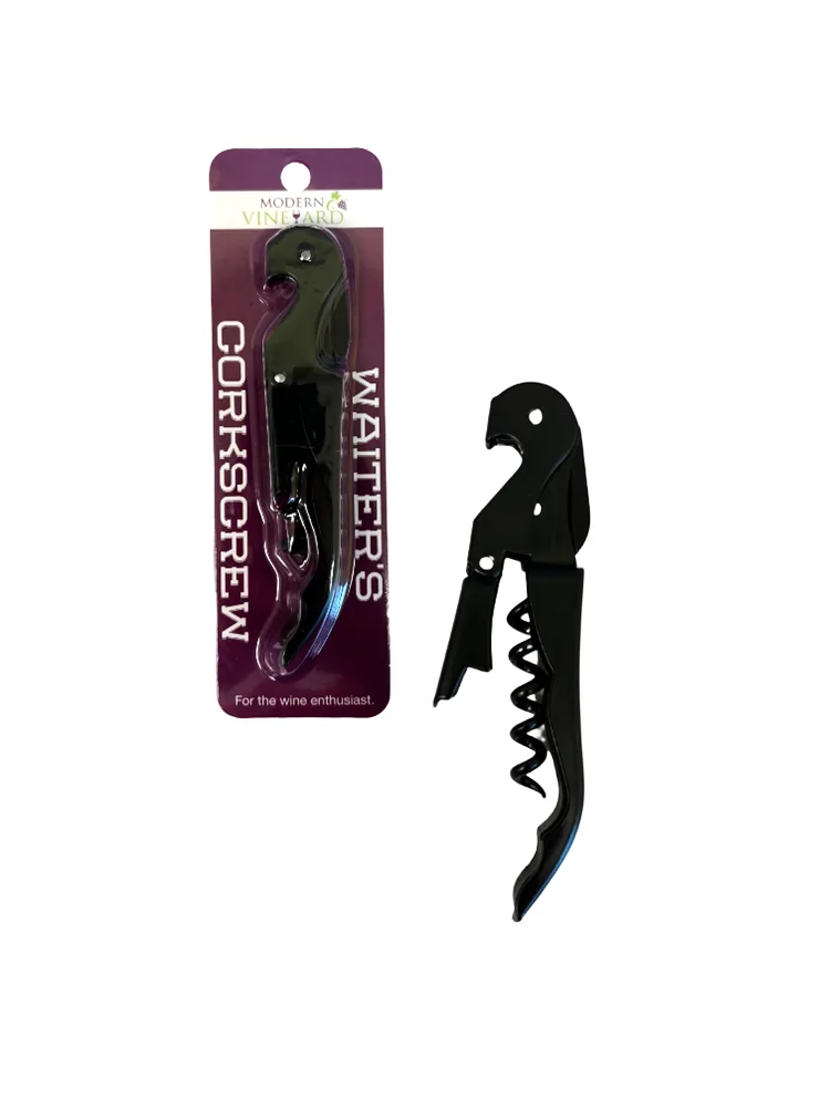 Matte Black Corkscrew Opener 25 Units per Box