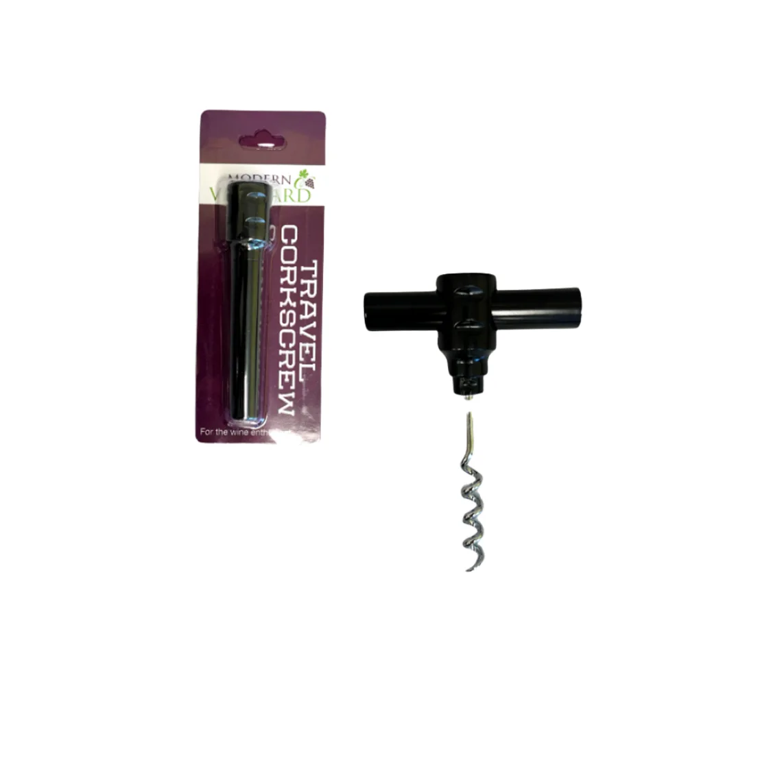 Travel Corkscrew Black – 50 Units per Box